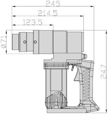 900nm M12 M16 M20 M22 Tc Bolt Shear Wrench for Tersion Shear