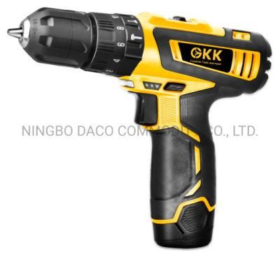 High-Quality 12V Lithium Cordless Drill with Impact Hammer Electric Tool Power Tool