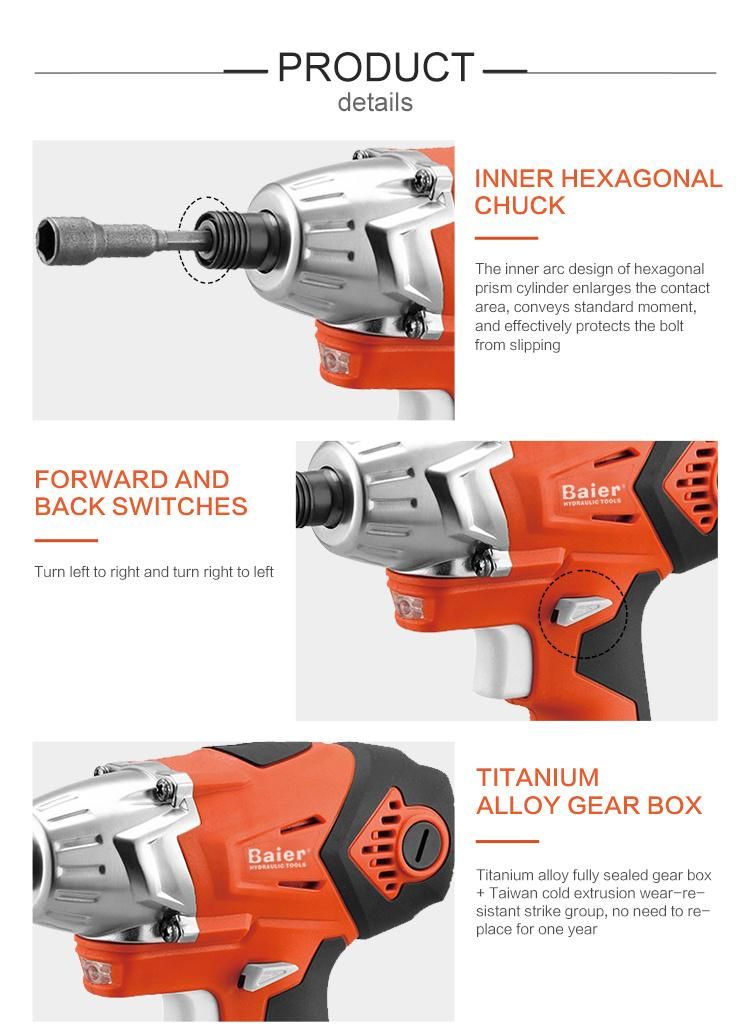 Charging Impact Screwdriver Brushless Impact Screwdriver Electric Tools Brushless Impact Screwdriver