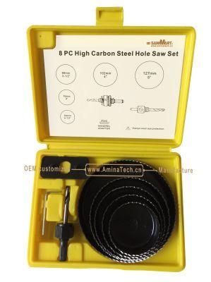 8PC High Carbon Steel Hole Saw Set,Power Tools ,