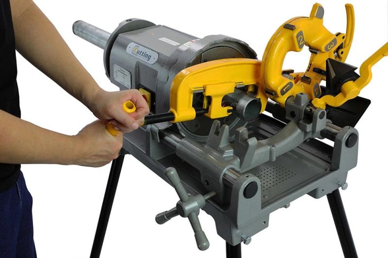 Highly Effective Plumbing Pipe Threading Machine 76mm Steel Pipes (SQ80C1)
