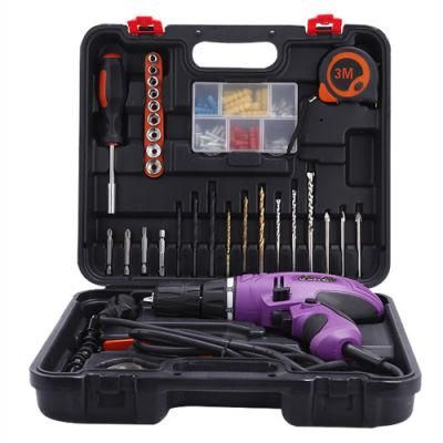 Tools Hand Electric Power Drill Set Drill Toolbox