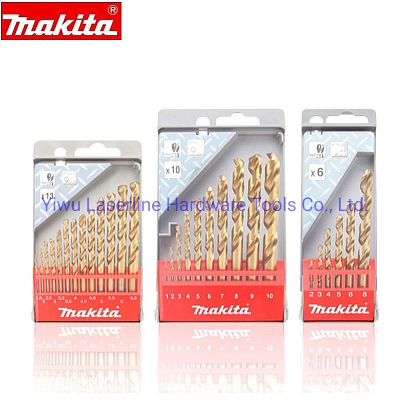 Original Makita HSS Tianium Coated Twist Drill Bit Set