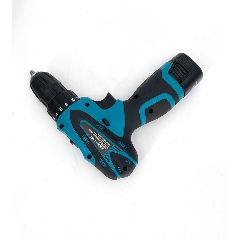 Cg-2006blue Double Speed 12V 16.8V 21V Li-on Lithium Battery Professional Manufacturer Hand Rechargeable Forward and Reverse Impact Cordless Drill