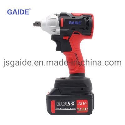 Gaide New Design Cordless Brushless Impact Wrench for Sale