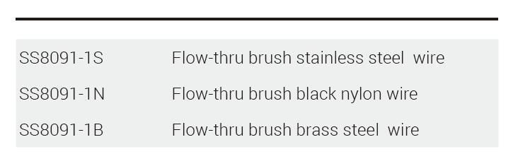 Flow-Thru Brushes Metal Wash Brush
