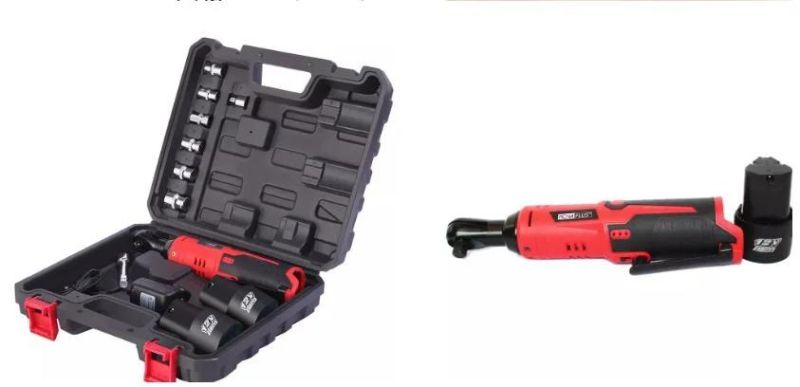 12V/14.4V Factory Direct Rechargeable Wrench Power Tools Cordless Li-ion Battery Ratchet Wrench