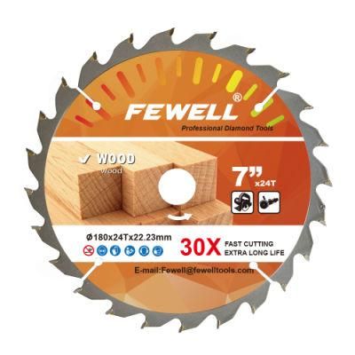 180*2.2/1.5*24t*22.23 Exporting Tct Saw Blade for Wood Cutting