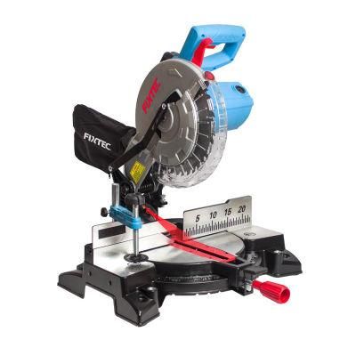Fixtec Industrial 2000W 255mm Woodworking Tools Manual Compound Miter Saw with Laser