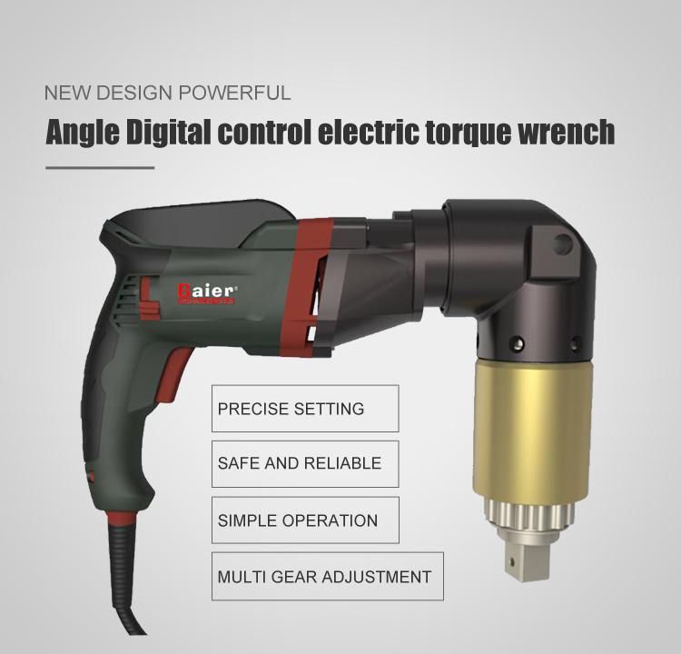 Digital Display Electric Wrench Angle Big Torque Boting Tool Fast Speed 3000nm