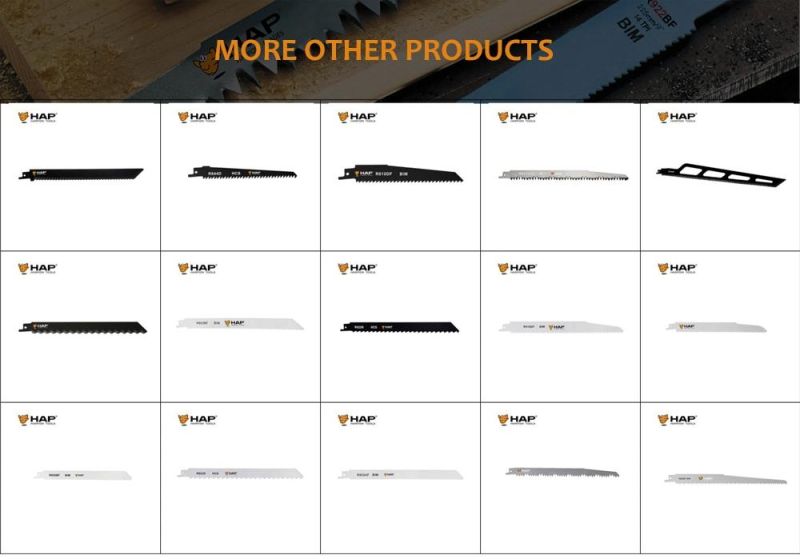 Harpow 225mm Hcs Wood Cutting Reciprocating Blade