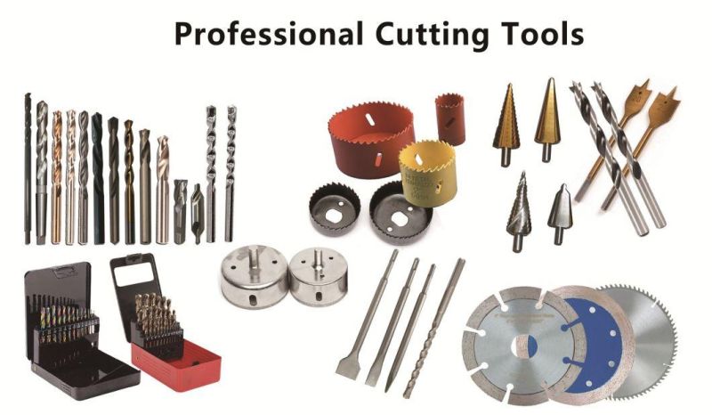 Hole Saw Kit, Carbon Steel, Install Plate and Hex Key for Sawing Holes in Normal Wood