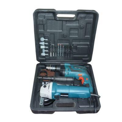 China Factory Supplied High Quality Electric Portable Hammer Drill Set