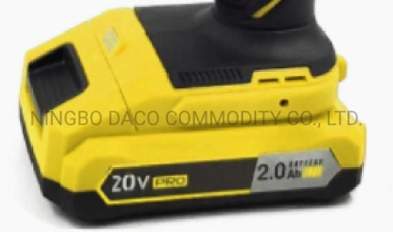 High-Quality 20V 1300mAh Lithium Battery Cordless Drill Electric Tool Power Tool