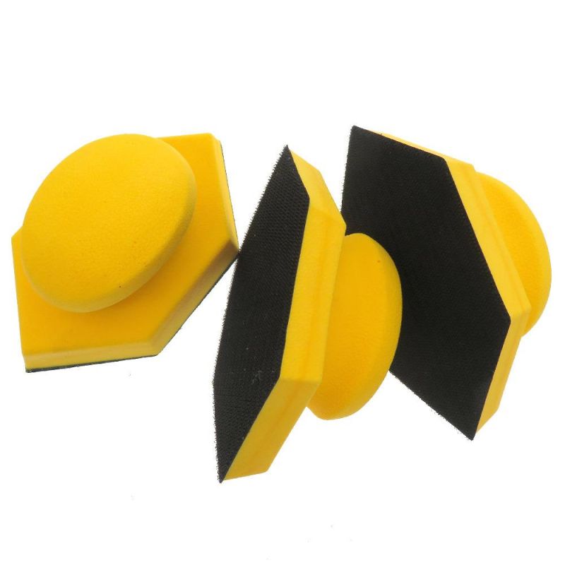 Cross-Border Supply 150*90mm Manual Diamond Polishing Disc Self-Adhesive Back Velvet Sandpaper Polishing Disc for Car Cleaning