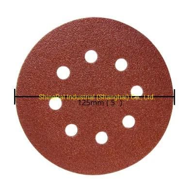 Paint Surface Roll Sandpaper Sanding Discs 125mm 150mm Waterproof and Metal Aluminium Oxide Sand Paper