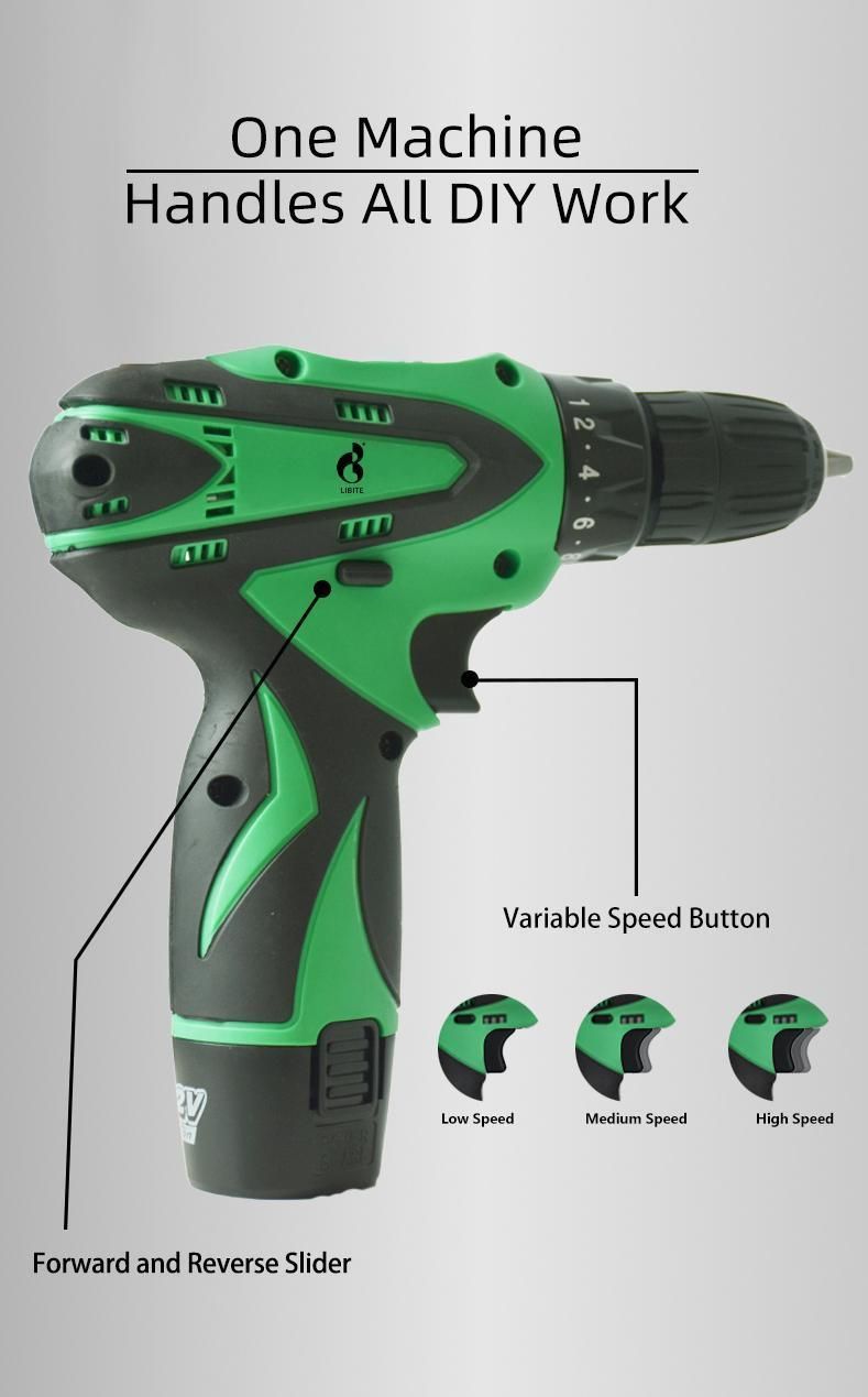 Hypermax 12V Cordless Battery Screwdriver Drill