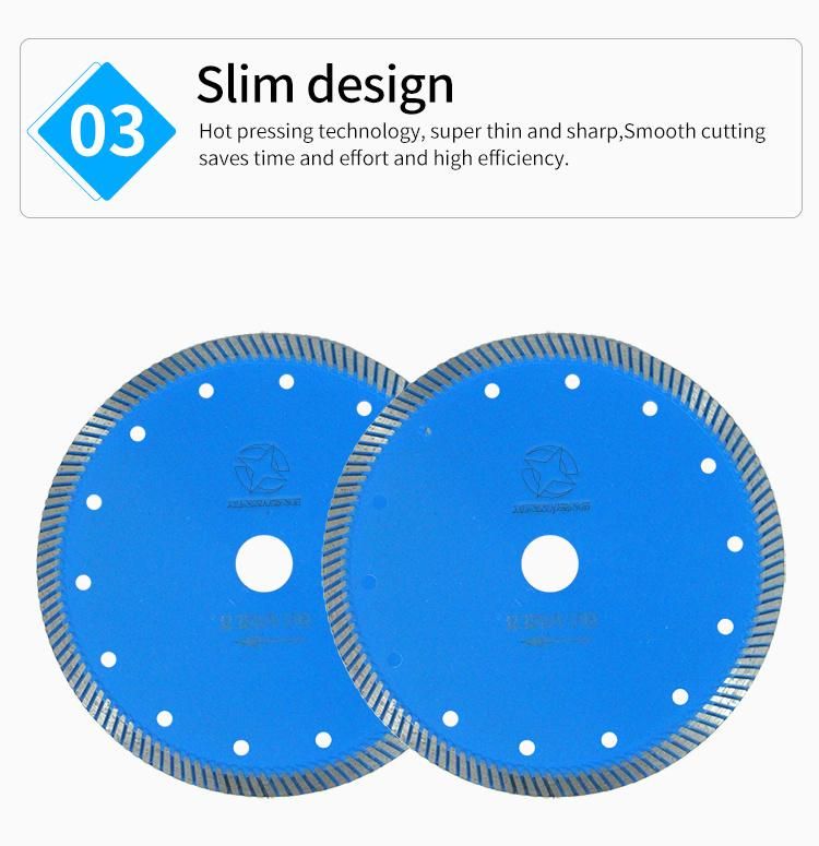 4 Inch 4.5inch Turbo Dry Diamond Marble Granite Block Cutting Blade