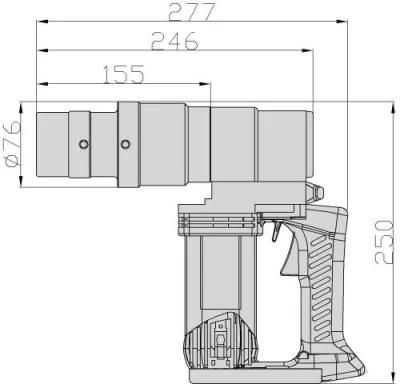 M16tom24 Tension Control Bolt Electric Shear Wrench