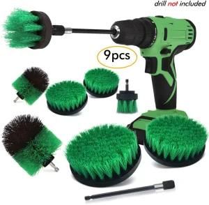 Power Cleaning Scrub Brush Kit, All Purpose Time Saving Brush with Extend Attachment