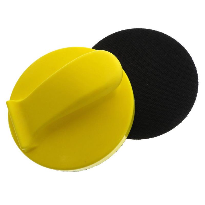 Cross-Border Supply 5 Inch 125mm Manual Dovetail Polishing Disc Self-Adhesive Flocking Sandpaper Polishing Disc Car Cleaning