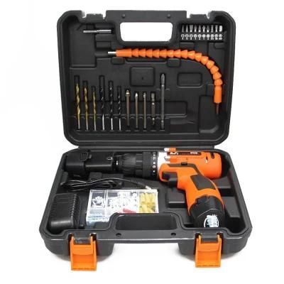 Set of 25PCS Lithium Portable Cordless Impact Drill Rechargeable 3 in 1 Electric Hand Drill Home Electric Screwdriver Kit