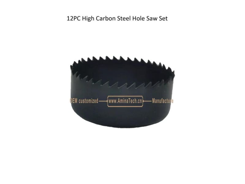 12PC High Carbon Steel Hole Saw Set,Power Tools