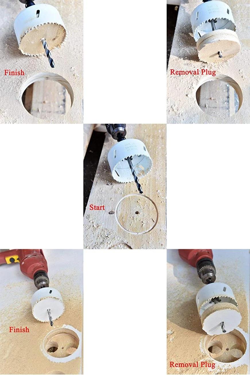 2inch 4inch 5inch 6inch 8inch Tile Concrete Metal Wood Milwaukee Dewalt Lenox M3/M42 Bi-Metal Hole Saw of 60mm, 70mm, 72mm, 80mm, 90mm, Hole Saw Kit Set