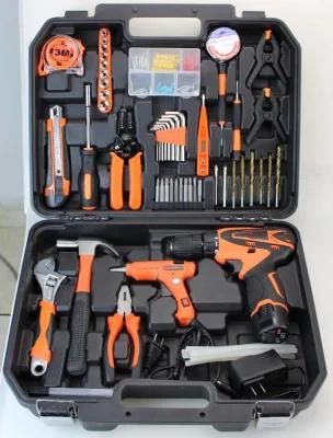Factory Supplied High Quality 58PCS Household 12V Drill Tool Set