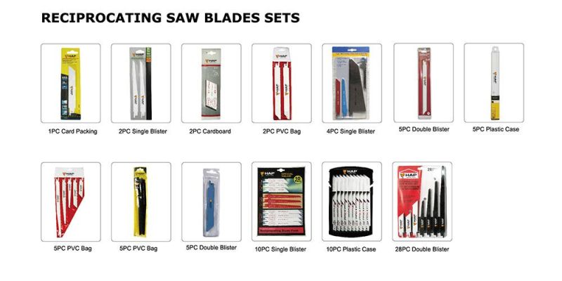 Harpow Reciprocating Saw Blade for Cutting Metal and Aluminium
