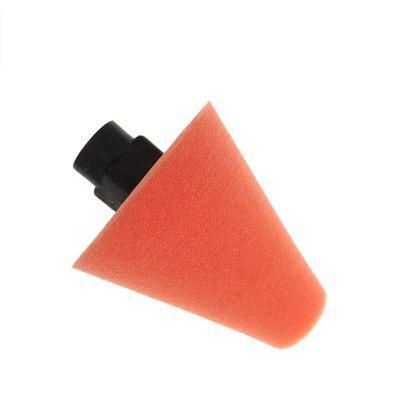 Cross-Border Supply 75mm Orange Car Wheel Sponge Brush Polishing Disc Wheel Steel Ring Polishing Waxing Sponge Wheel