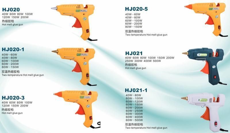 Electric High Quality professional DIY Accessories Hand Craft Home Repair Tools Hot Melt Heat Glue Gun with Glue Sticks
