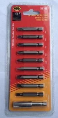 Custom OEM 10PCS Screwdriver Power Bits Set/Tools Set