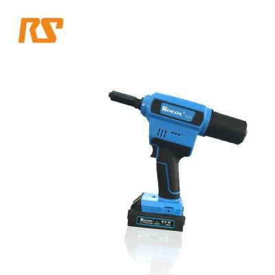 Safe LED Working Lighting Long Running Time Portable Battery Cordless Riveter