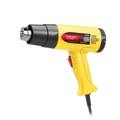 Tgk Hg6618es 1800W Digital Display Variable Temperature Portable Shrink Wrap Dual Speed Hot Air Gun Heat Gun