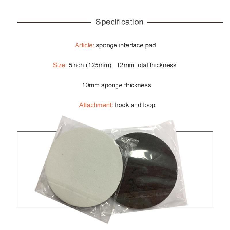 5′′ Sponge Interface Pad for Quick Changeouts