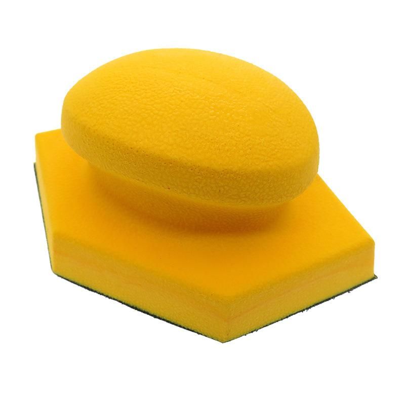 Cross-Border Supply 150*90mm Manual Diamond Polishing Disc Self-Adhesive Back Velvet Sandpaper Polishing Disc for Car Cleaning