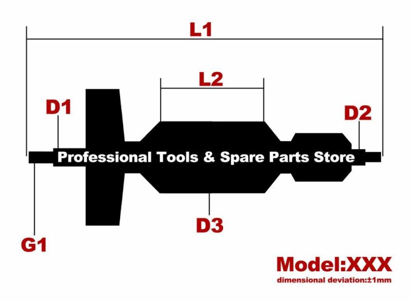 AC220V-240V Rotor Anchor Motor Armature Replacement for Bosch Drill