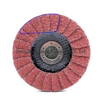 4.5&quot;*7/8&quot; Strong Leaves Auto Polishing Zirconia Flap Disc