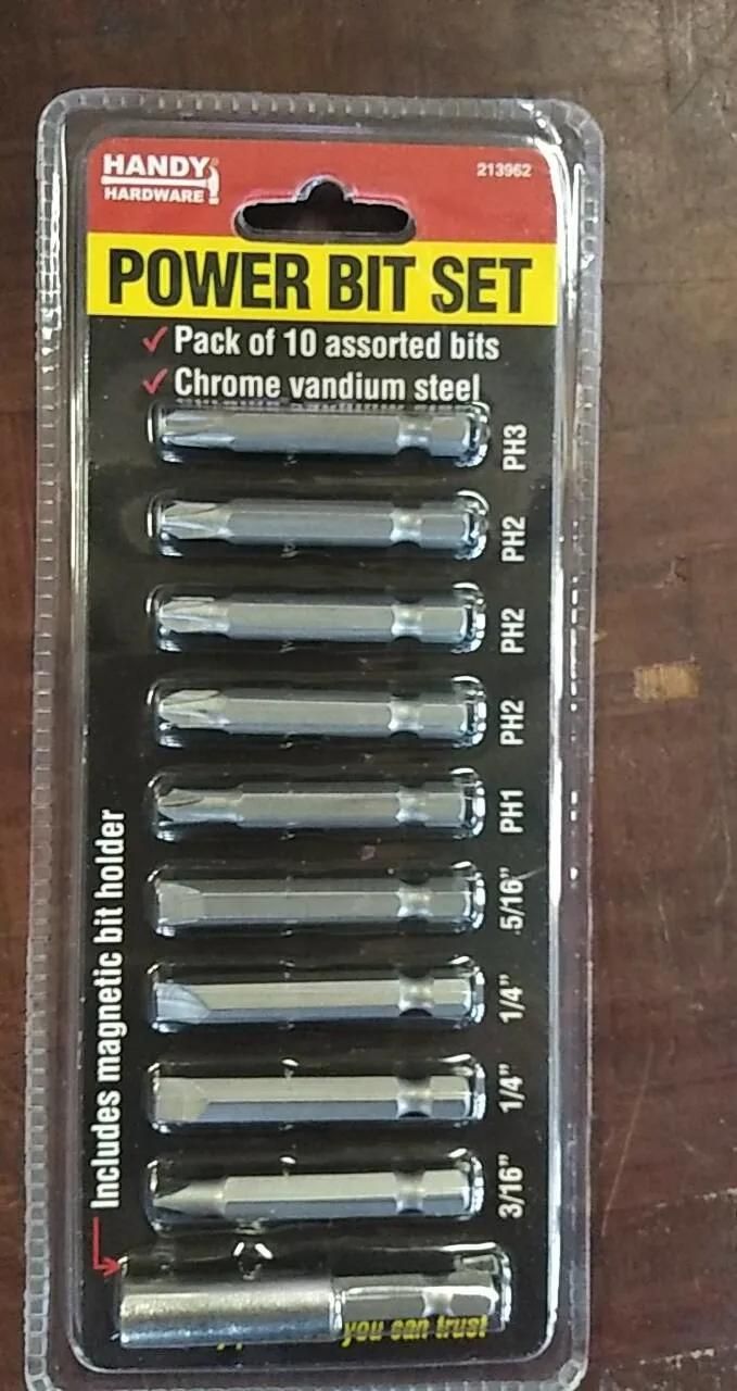 Custom OEM 10PCS Screwdriver Power Bits Set/Tools Set