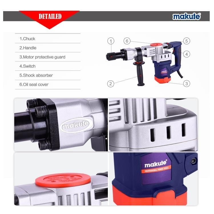 Makute 35mm 1900W Hot-Selling Electric Hammer Impact Drill