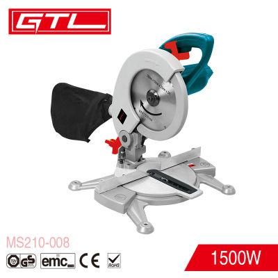 210mm Sliding Compound Miter Saw with Aluminum Base (MS210-008)