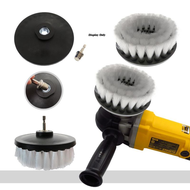 Disc Brush 5 Inch Hollow Rodless M14-2 Electric Cleaning Brush Rust and Dust Removal Electric Drill Brush