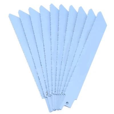 Durable Saw Blades 150mm 6&quot; Blue Reciprocating Sabre Saw Blades for Metal Cutting