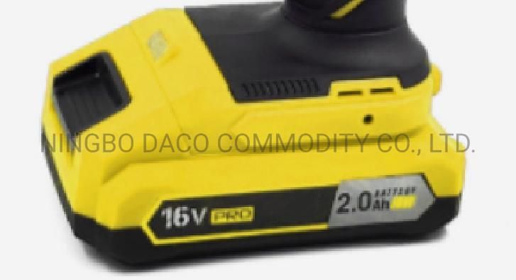 High-Quality 16V 1300mAh Lithium Battery Cordless Drill Electric Tool Power Tool