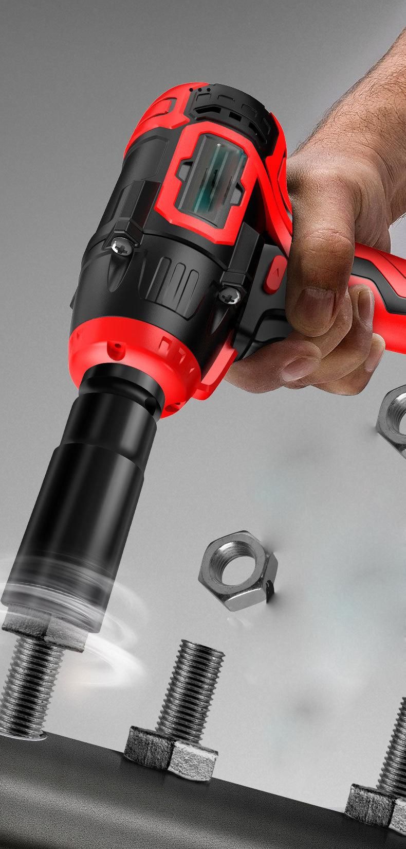 Impact Torque Cordless 3/8 1/2 Drive Gasoline Heavy Duty Air Socket Industrial 3000 Nm Screwdriver Electric Wrench