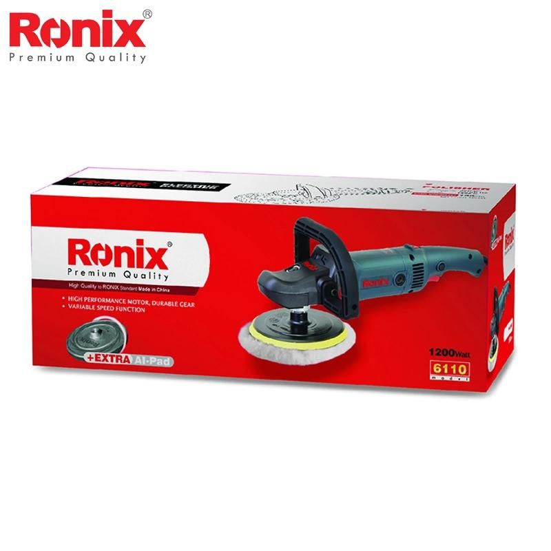 Ronix 6110 180mm High-Quality Surface Conditioning Polisher Electric Burnishing Machine for Polishing