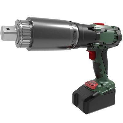 Cordless battery power electric torque wrench