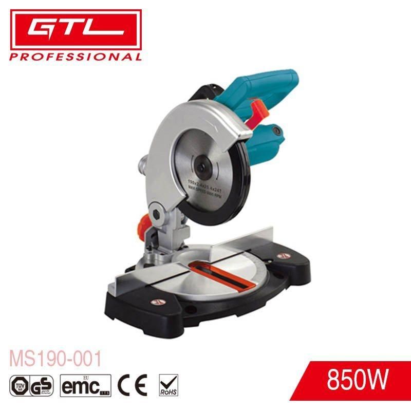 190mm Electric Power Tools Wood-Working Metal Plastic Multi-Material Cutting Miter Saw (MS190-001)