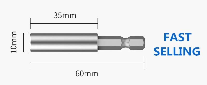 1/4" Hex Shank Release Magnetic Screwdriver Extension Bit Holder